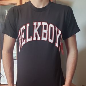 Nelk boys Arch Tee Blck/orange size sm